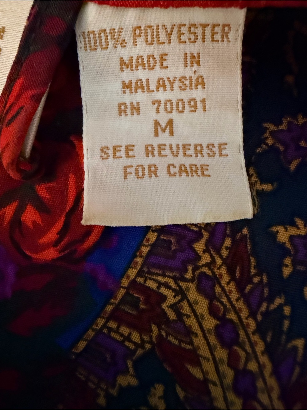 Vintage Victoria's Secret Kimono Robe Gold Label Red Floral 90s Lingerie - Picture 9 of 9